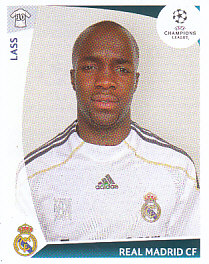 Lassana Diarra Real Madrid samolepka UEFA Champions League 2009/10 #167